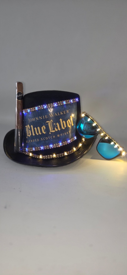Combo blue label