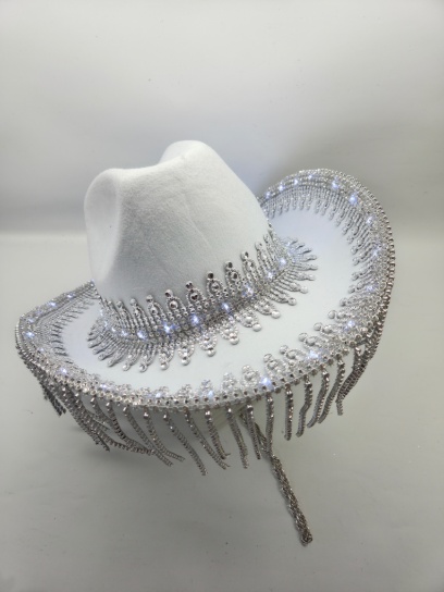 Cowboy decorado con flecos de strass
