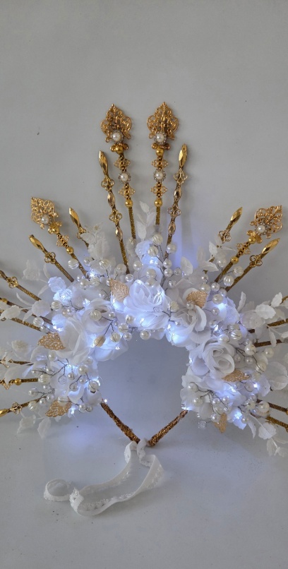 Vincha desflecada con filigranas