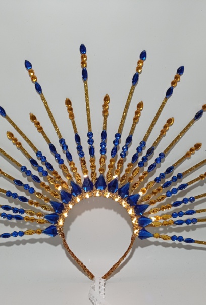 Vincha desflecada gemas
